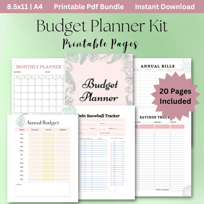 Budget Planner Kit