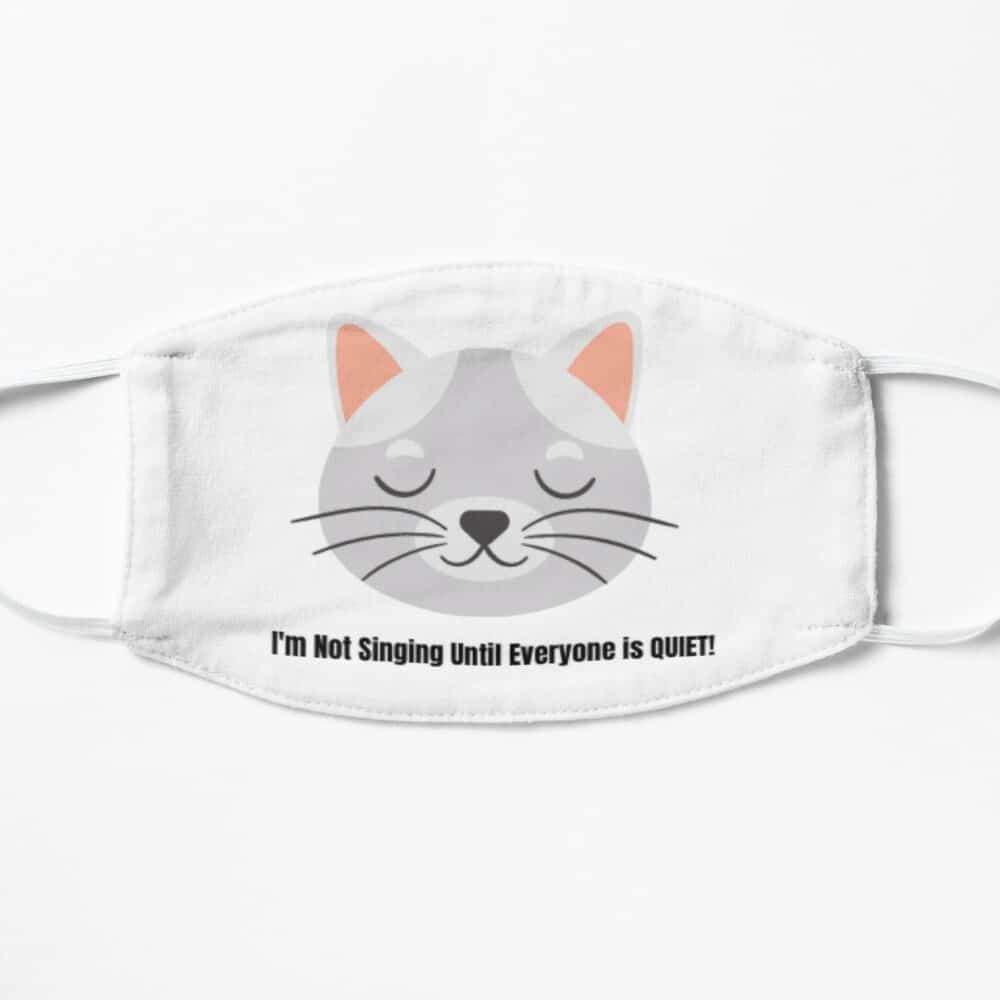 Music-Themed Funny Cat mask